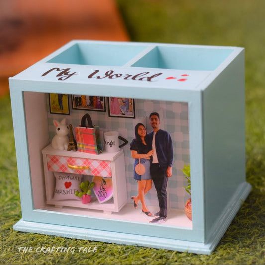 Custom Miniature Pen Stand – My World Edition